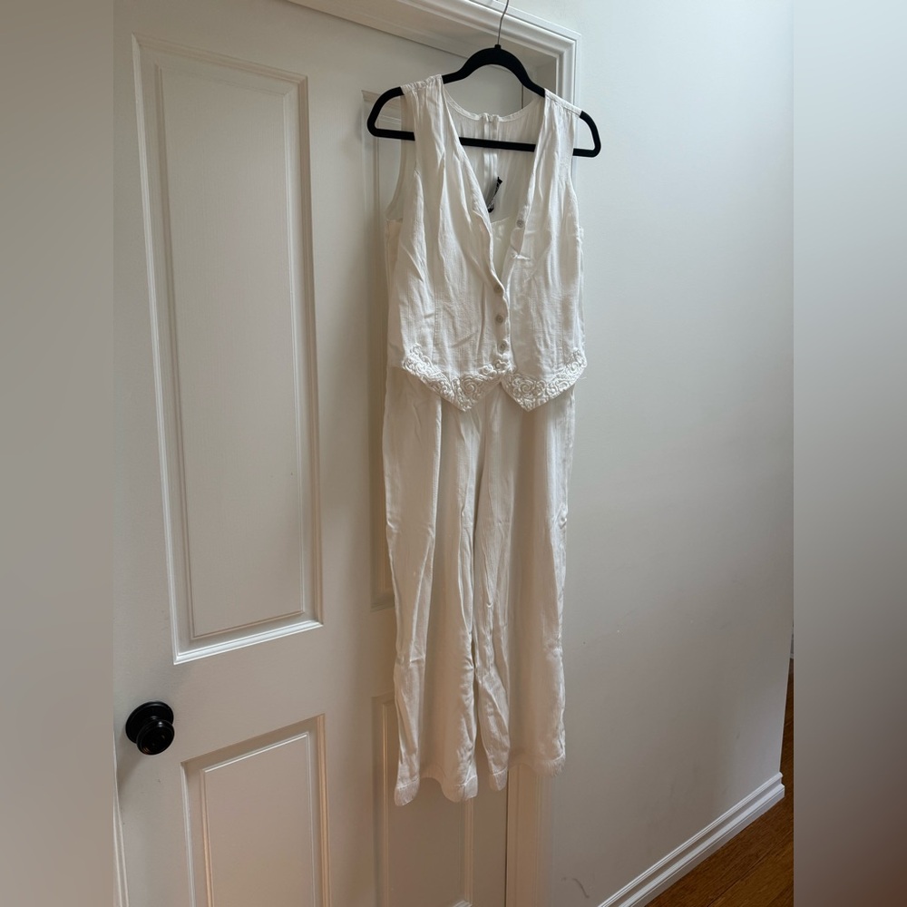 Vintage Vested Jumpsuit